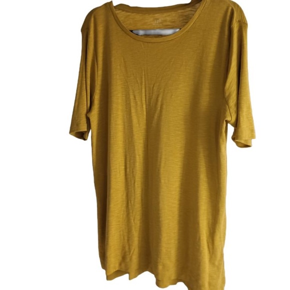 J. Jill Tops J Jill Womens Pima Scoop Neck Elbow Sleeve Tee Casual